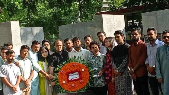 শহীদদের প্রতি শ্রদ্ধা জানিয়ে ছাত্রদলের প্রচারণা শুরু |