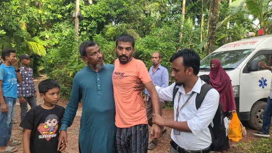 এক যুগ পর বাড়ি ফিরলেন ওমান ফেরত মানসিক ভারসাম্যহীন সুমন |