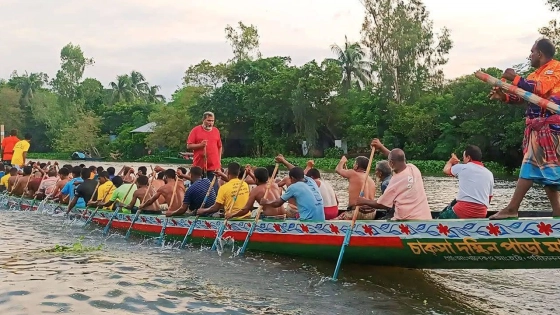 বাইচের নৌকা। ছবি : কালবেলা