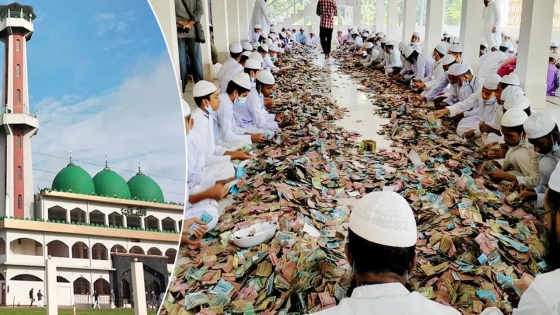 পাগলা মসজিদ ও দানবাক্সের টাকা। ছবি : সংগৃহীত