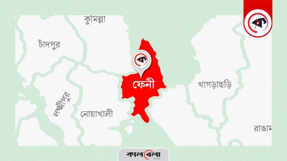 ফেনী জেলার মানচিত্র। ছবি : কালবেলা গ্রাফিক্স