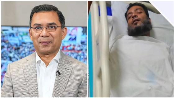 যুবদল নেতা আলী আহমদের পাশে দাঁড়ালেন তারেক রহমান
