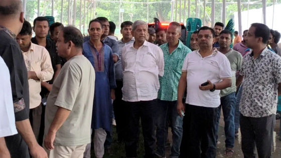 ৮ বছর পর ঠাকুরগাঁওয়ে বিএনপির সম্মেলন, পরিদর্শনে মির্জা ফখরুল