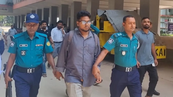 নিষিদ্ধ ছাত্রলীগ নেতা সাঈদকে পুলিশে সোপর্দ