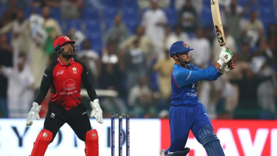 শেষের ঝড় আর হংকংয়ের বাজে ফিল্ডিংয়ে আফগানিস্তানের বড় সংগ্রহ