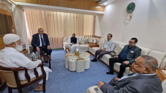 জামায়াত আমিরের সঙ্গে পাকিস্তানের হাইকমিশনারের সৌজন্য সাক্ষাৎ