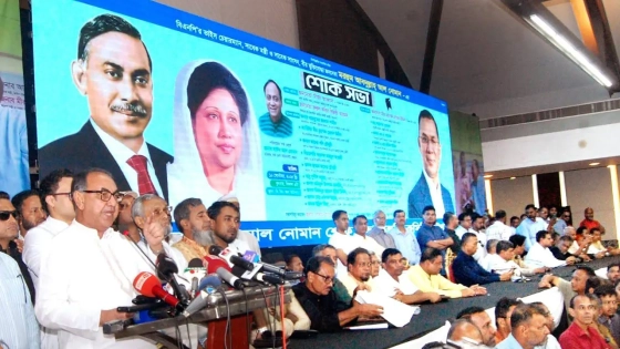 চট্টগ্রামে আবদুল্লাহ আল নোমানের শোক সভায় বক্তব্য দেন বিএনপির জাতীয় স্থায়ী কমিটির সদস্য মির্জা আব্বাস। ছবি : কালবেলা