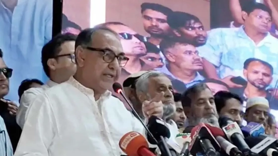 আওয়ামী লীগের সঙ্গে আঁতাত করে শিবির ডাকসু জিতেছে : মির্জা আব্বাস