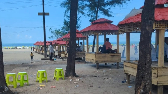 সৈকতের বালিয়াড়ি দখল করে শতাধিক দোকান