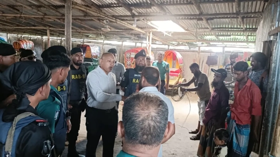 অটোরিকশা গ্যারেজে অভিযান, বিদ্যুৎ সংযোগ বিচ্ছিন্ন