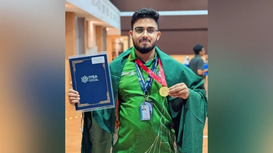 যবিপ্রবি শিক্ষার্থী তোহার আন্তর্জাতিক স্বর্ণপদক জয়