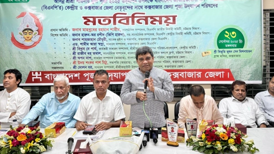 সম্মিলিত প্রচেষ্টায় উৎসবমুখর পরিবেশে দুর্গাপূজা উদযাপিত হবে : শামীম