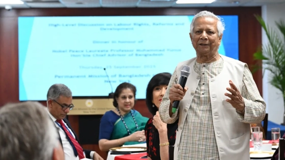 জাতিসংঘের স্থায়ী মিশনে নৈশভোজে প্রধান উপদেষ্টা, সংস্কার নিয়ে যা বললেন