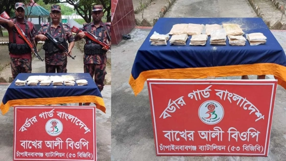 প্রায় ৪ কোটি টাকার হেরোইন ফেলে চোরাকারবারিদের নদীতে ঝাঁপ