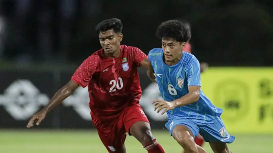 ভারতের কাছে হেরে শিরোপা হাতছাড়া বাংলাদেশের
