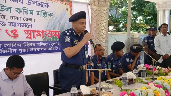দুর্গাপূজার নিরাপত্তায় পুলিশের সর্বাত্মক প্রস্তুতি রয়েছে : ডিআইজি রেজাউল