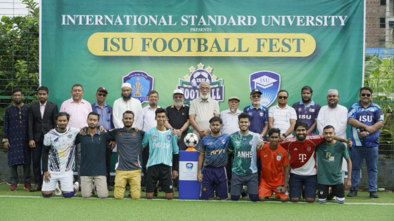 ইন্টারন্যাশনাল স্ট্যান্ডার্ড ইউনিভার্সিটির ফুটবল ফেস্ট উদ্বোধন
