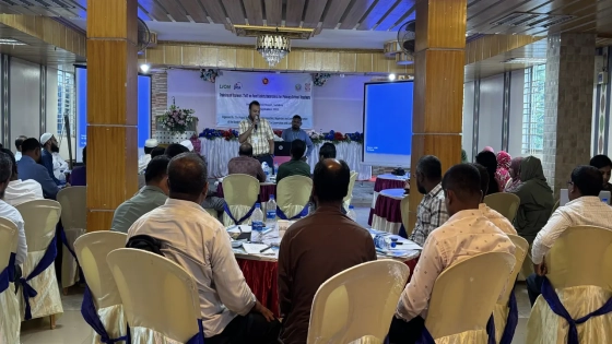 প্রাথমিক শিক্ষকদের নিরাপদ খাদ্য বিষয়ে প্রশিক্ষণ
