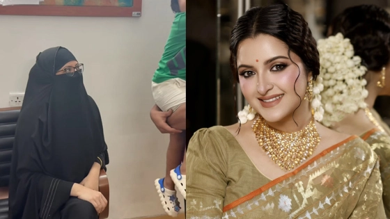 বোরকা পরে হাসপাতালে পরীমনি!
