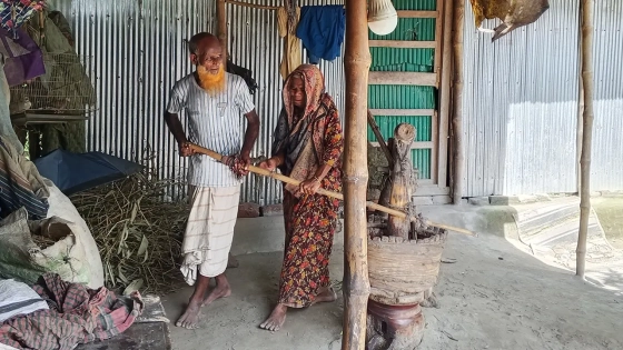 বুক দিয়ে ঘানি টেনে সংসার চালান ষাটোর্ধ্ব দম্পতি