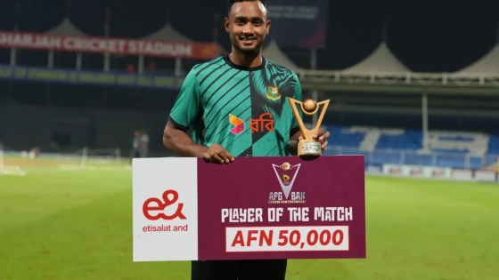 ম্যাচসেরার পুরস্কার নিয়ে শরিফুলের মানবিক উদ্যোগ