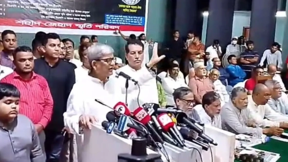 গণতন্ত্র প্রতিষ্ঠার জন্য নির্বাচন ছাড়া কোনো বিকল্প নেই : মির্জা ফখরুল