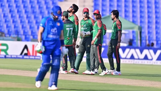 আবুধাবিতে বাংলাদেশের বোলিং তোপে চাপে আফগানিস্তান