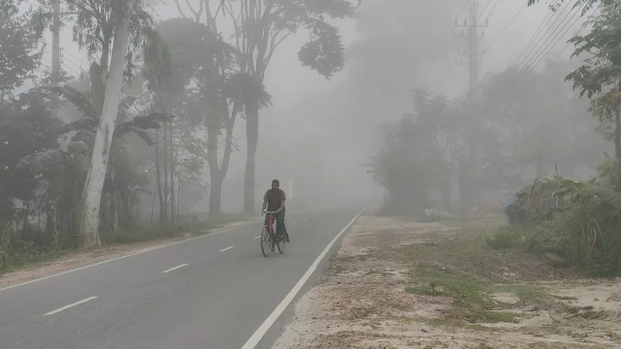 কুয়াশা আর শিশিরে হেমন্তেই শীতের হাতছানি