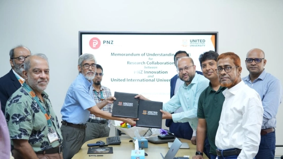 ইউআইইউ এবং পিএনজেড ইনোভেশনের মধ্যে গবেষণা সমঝোতা স্মারক স্বাক্ষর অনুষ্ঠিত