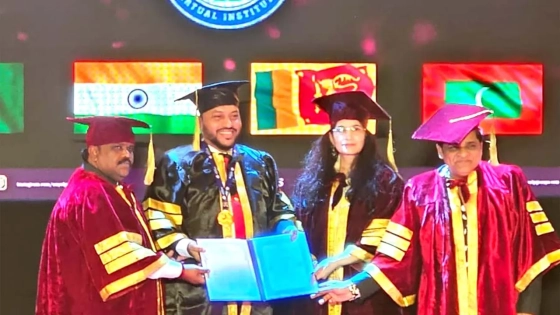 সালাউদ্দীন আলীকে গ্লোবাল হিউম্যান পিস ইউনিভার্সিটির ডক্টরেট ডিগ্রি প্রদান