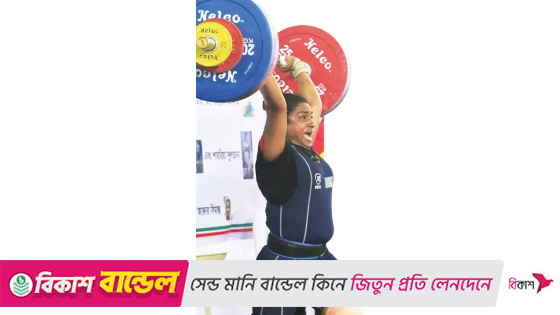 ২১০ কেজি তুলে মাবিয়ার নতুন রেকর্ড